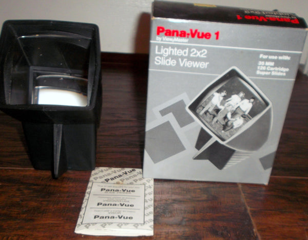Vintage PANA-VUE 1 Lighted 2x2 Slide Projection Viewer By View-Master