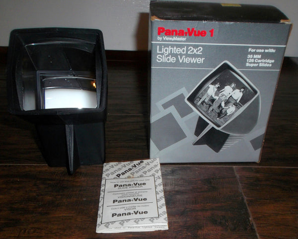 Vintage PANA-VUE 1 Lighted 2x2 Slide Projection Viewer By View-Master