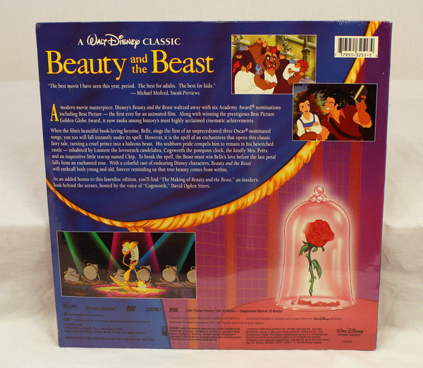 Beauty and the Beast CAV Letterbox LaserDisc