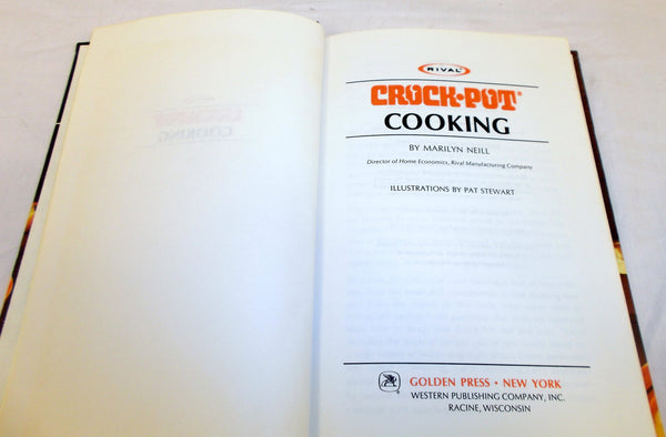 Vintage CROCK POT Cookbook by RIVAL 1975 Edition