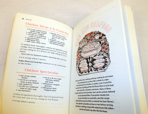 Vintage CROCK POT Cookbook by RIVAL 1975 Edition
