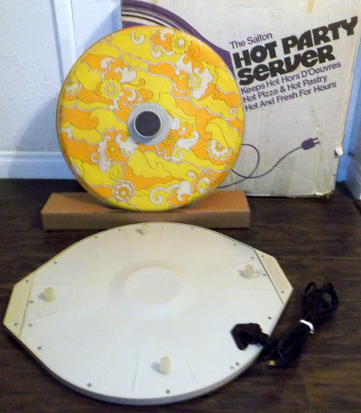 Vintage Salton Hot Pizza Keeper Electric Food Warmer Server Retro Model WS-3