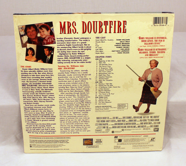Mrs. Doubtfire LaserDisc Stereo Extended Play