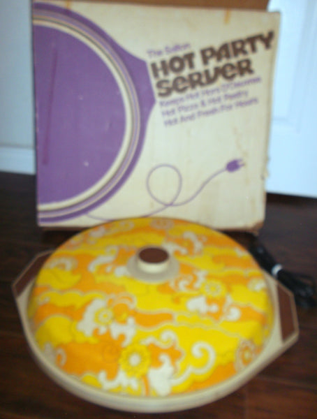 Vintage Salton Hot Pizza Keeper Electric Food Warmer Server Retro Model WS-3