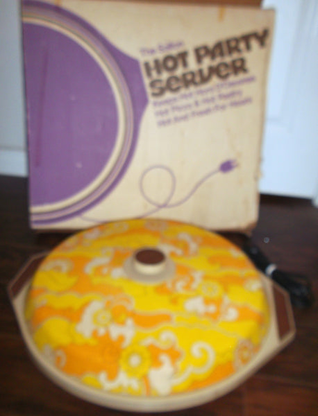 Vintage Salton Hot Pizza Keeper Electric Food Warmer Server Retro Model WS-3