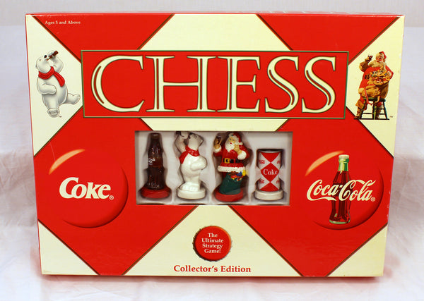 COKE VS. COCA-COLA COLLECTOR EDITION CHESS SET BOARD GAME
