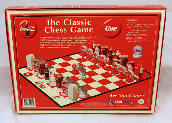 COKE VS. COCA-COLA COLLECTOR EDITION CHESS SET BOARD GAME