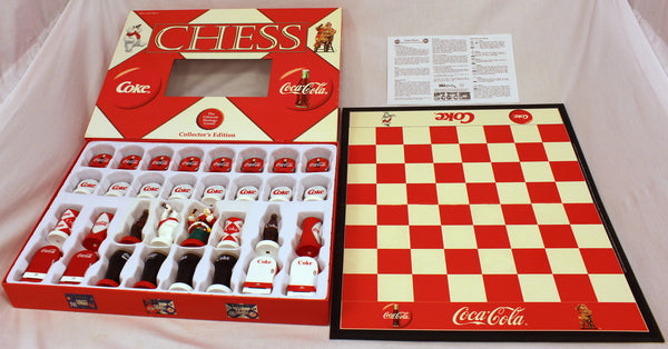 COKE VS. COCA-COLA COLLECTOR EDITION CHESS SET BOARD GAME