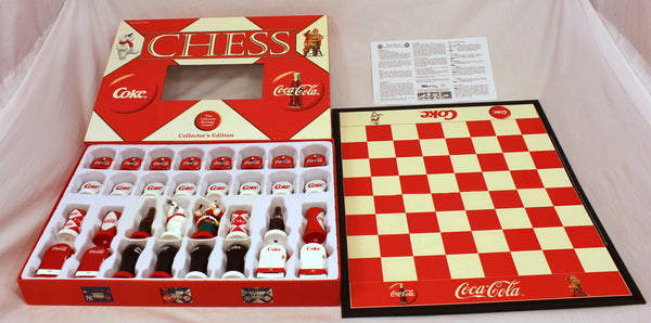 COKE VS. COCA-COLA COLLECTOR EDITION CHESS SET BOARD GAME