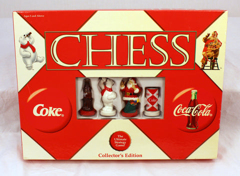 COKE VS. COCA-COLA COLLECTOR EDITION CHESS SET BOARD GAME