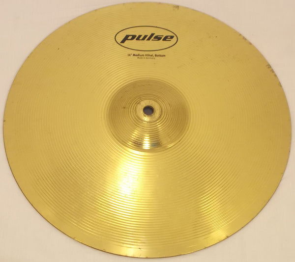 PULSE - 14" MEDIUM HIHAT TOP & HIHAT BOTTOM CYMBALS / MADE IN GERMANY