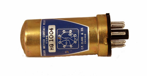 C.P. CLARE RELAY MERCURY WETTED CONTACT HG4B-1004 HG1004 NEW NEVER USED