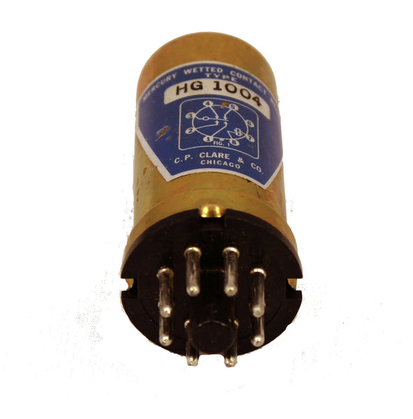 C.P. CLARE RELAY MERCURY WETTED CONTACT HG4B-1004 HG1004 NEW NEVER USED